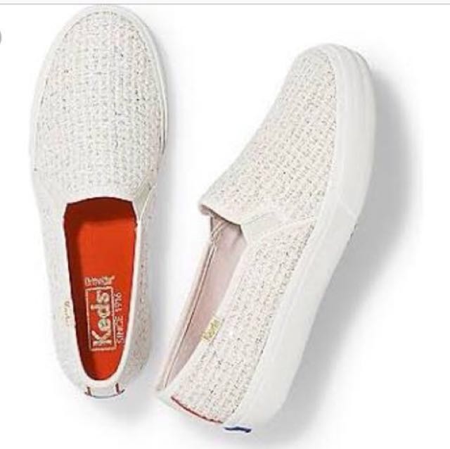 Keds double deck sequin knit Fesyen Wanita Sepatu di Carousell
