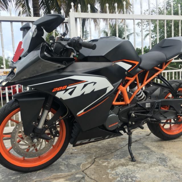 Ktm rc discount 200 second hand