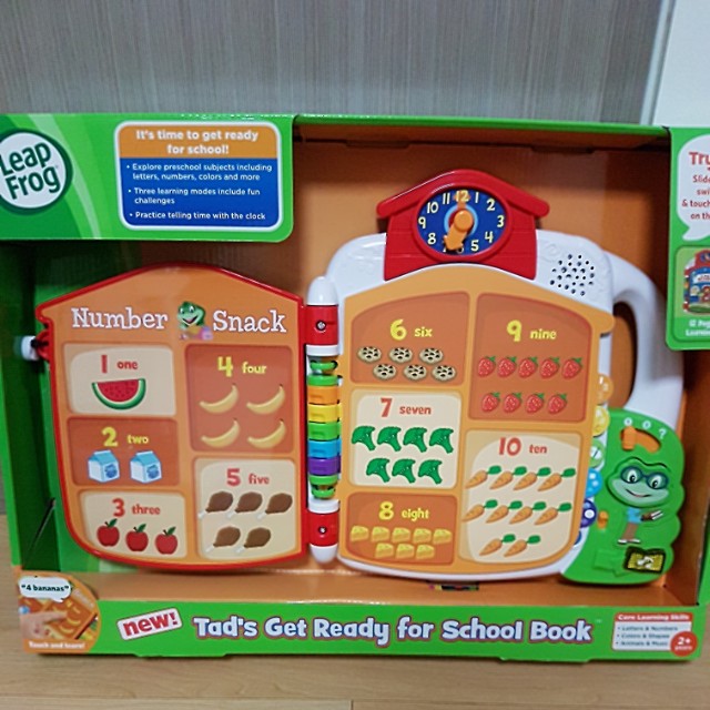 Leapfrog Tad S Get Ready For School Book Toys Games Others On Carousell