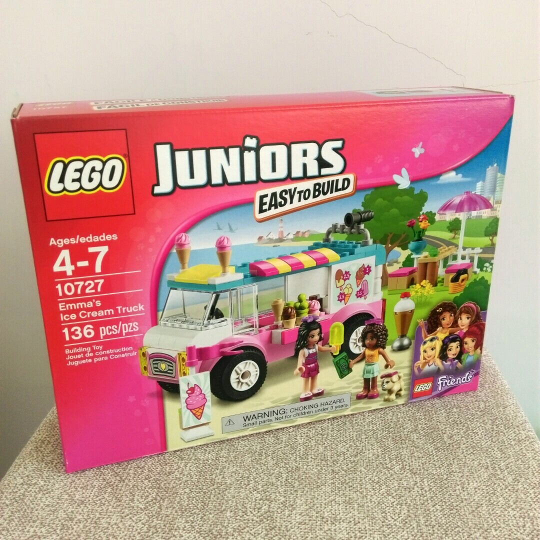 lego juniors emma's ice cream truck 10727