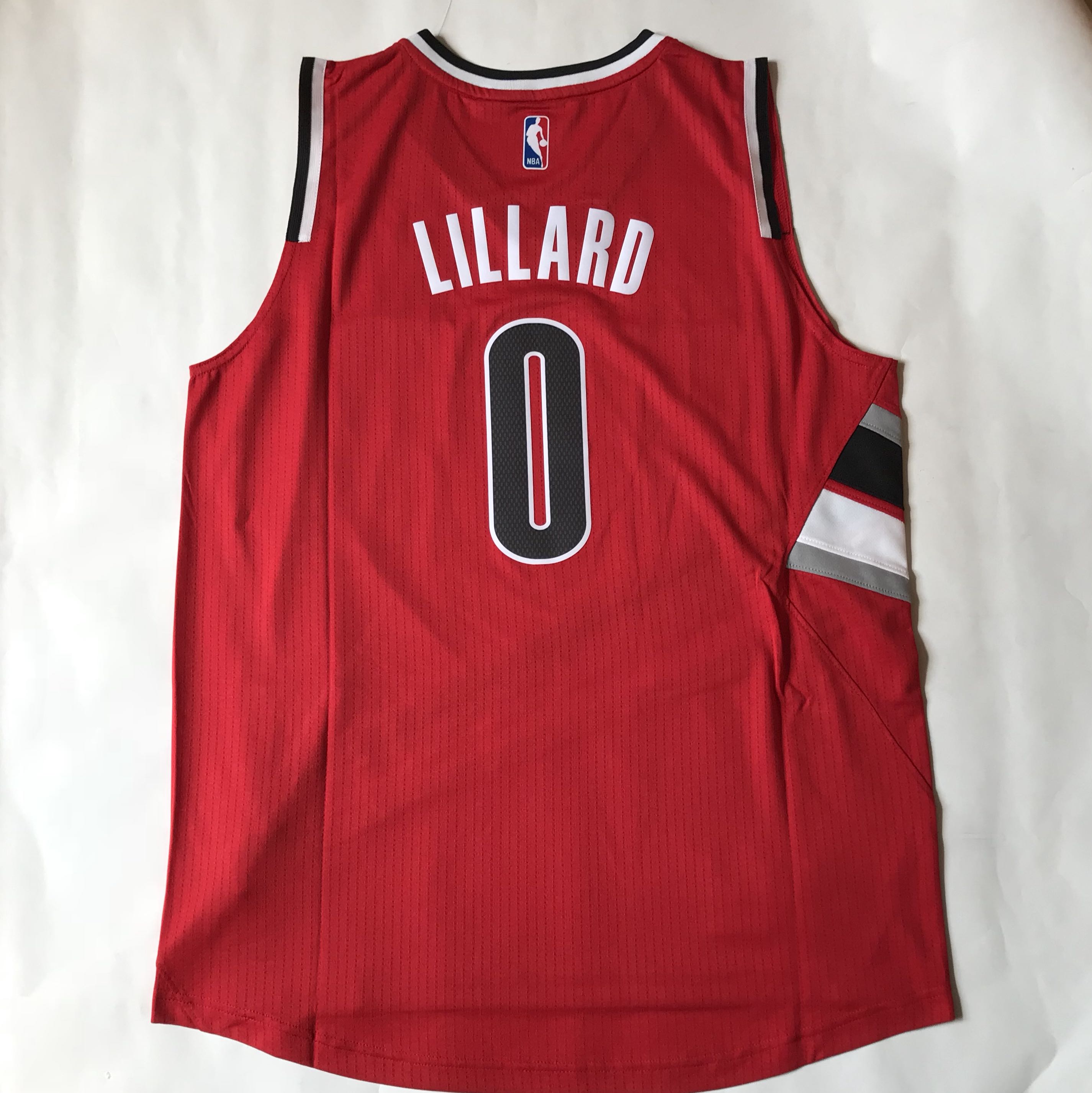 damian lillard red swingman jersey
