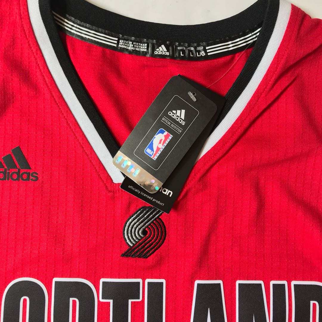 damian lillard red swingman jersey