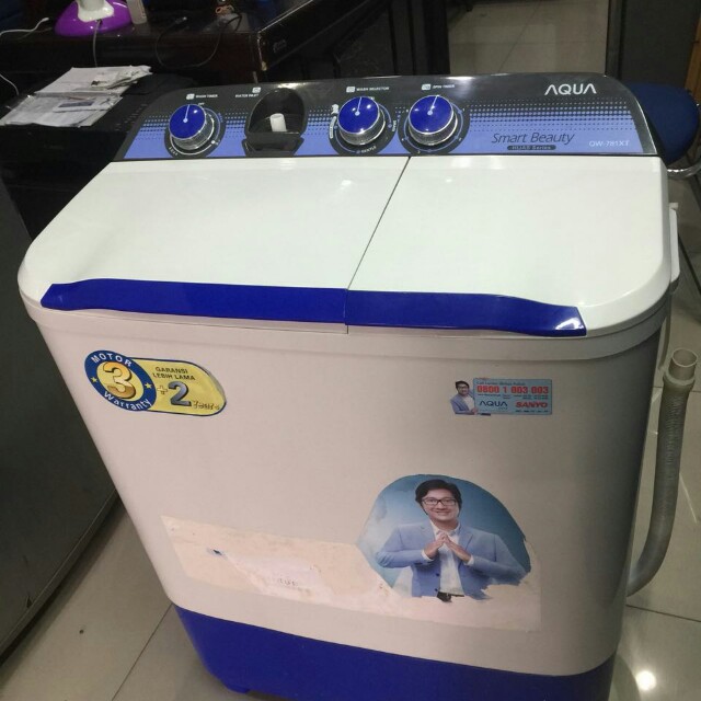 Mesin Cuci Sharp Aqua Smart Beauty Pemakaian Blm 1 Thn Serba Serbi Di Carousell