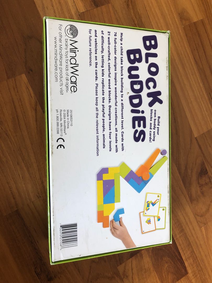 Mindware Block Buddies, Hobbies & Toys, Toys & Games on Carousell