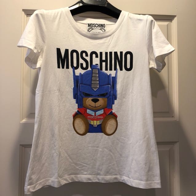 Moschino Transformer Bear T-shirt, 名牌 