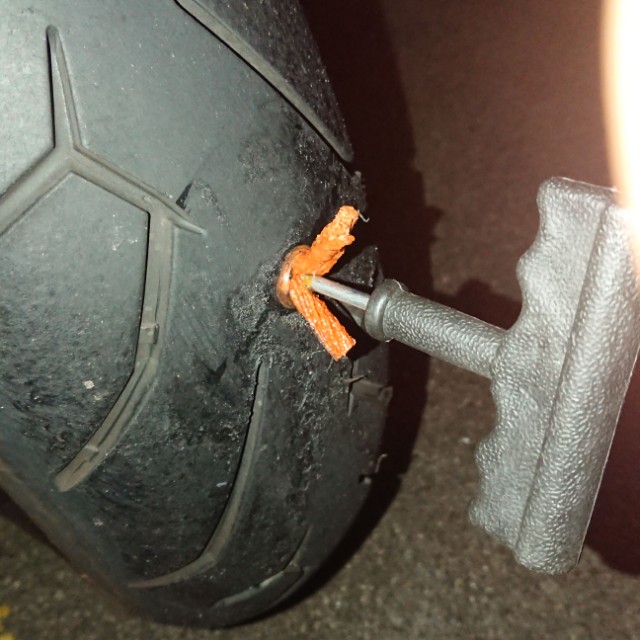 Motorbike tyre repair shop near me on sale