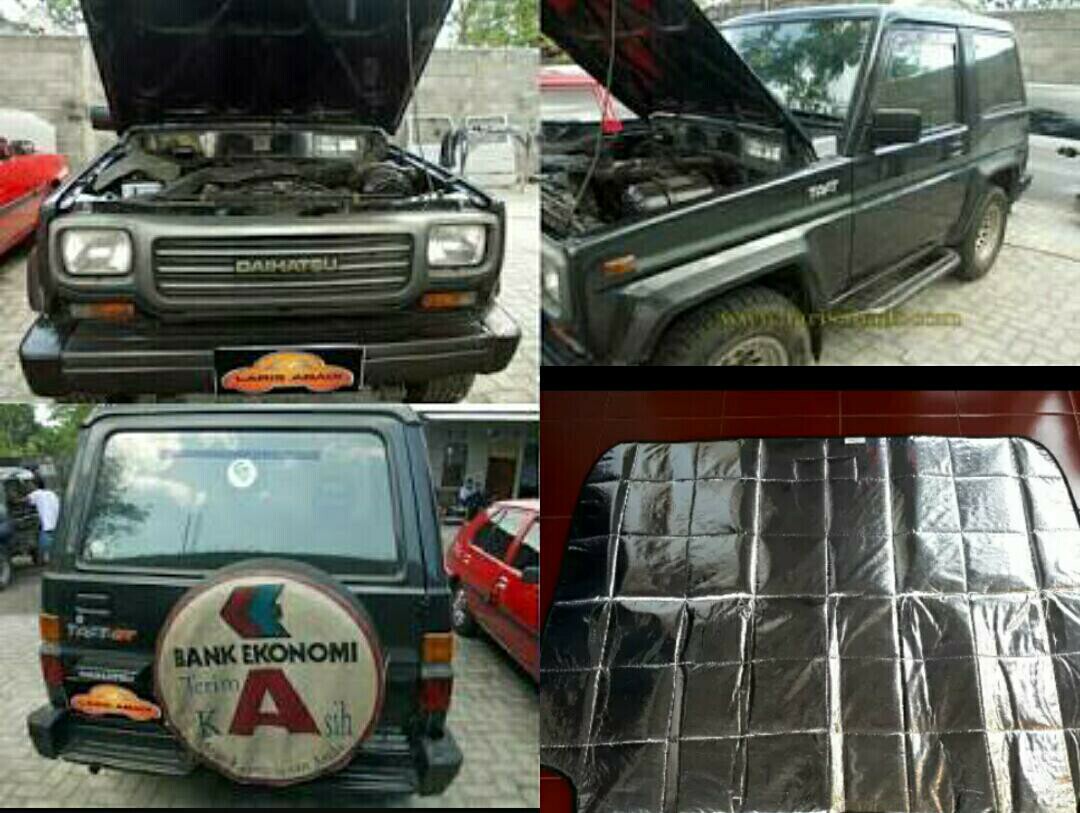 peredam panas dan pelindung panas kap mobil daihatsu taft gt