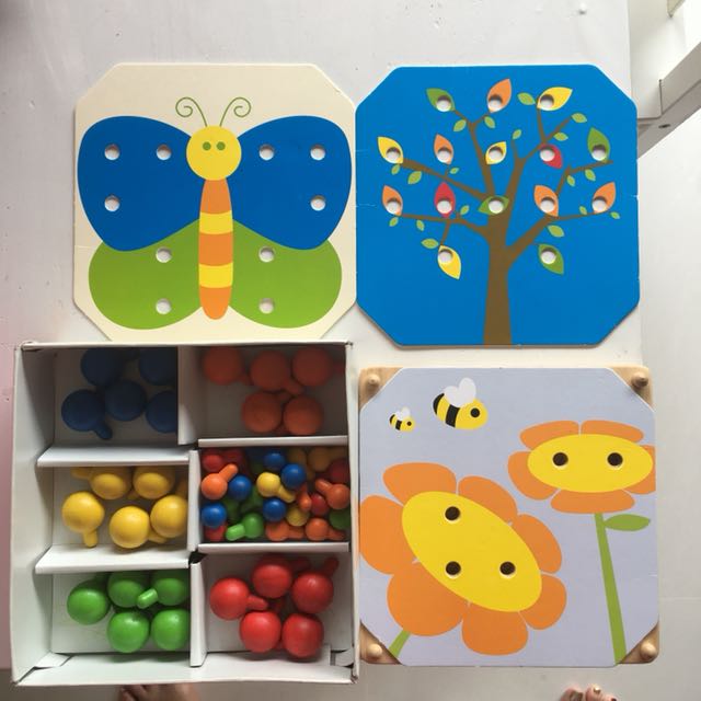 plan toys creative peg board