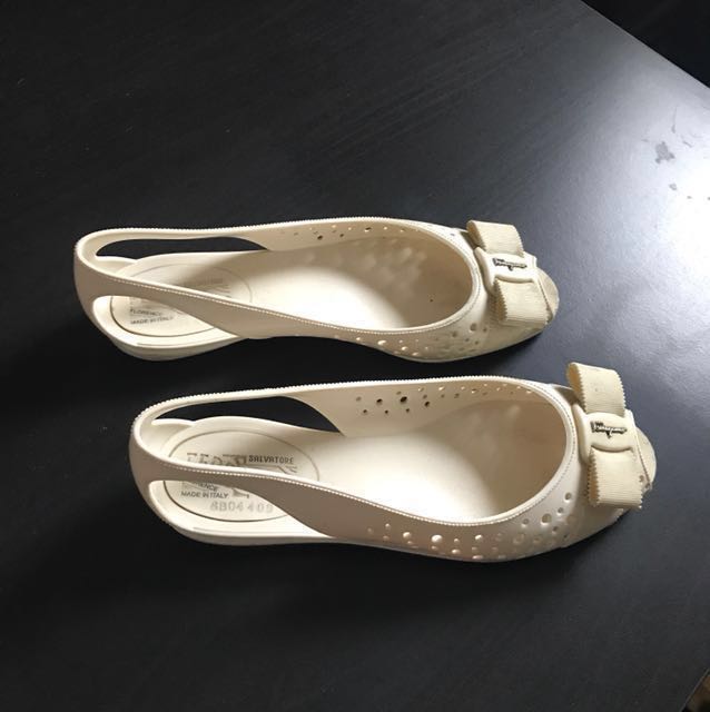 Salvatore ferragamo rubber shoes sale