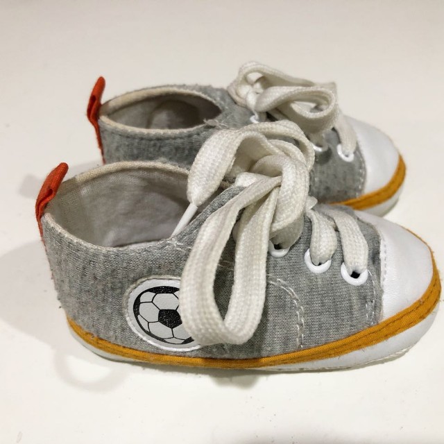 Sepatu Newborn Import Gray Baby Boy Babies Kids Babies Apparel On Carousell