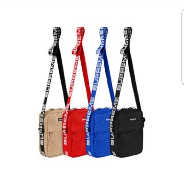 SS18 Supreme Shoulder Bag Black Men s Fashion Bags Sling Bags on Carousell