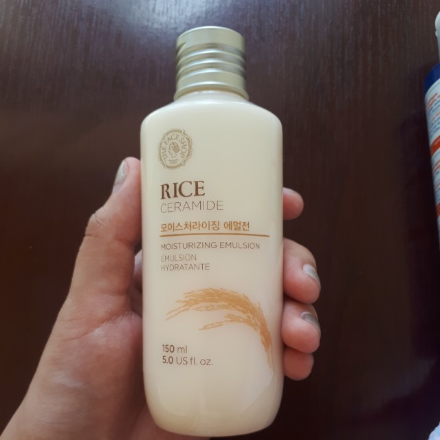 face shop rice ceramide moisturizer