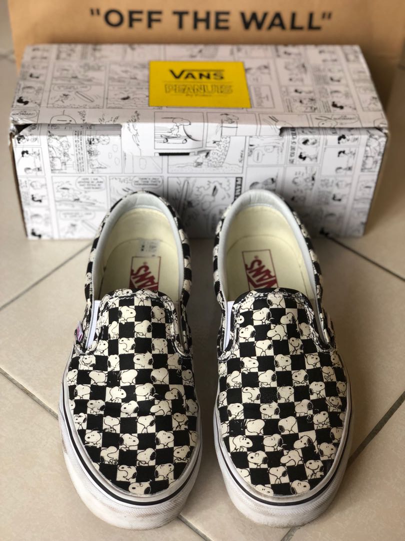 Vans peanuts checkerboard outlet