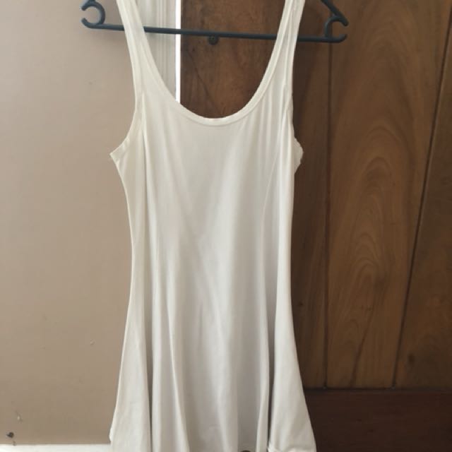 White sando dress, Women's Fashion 