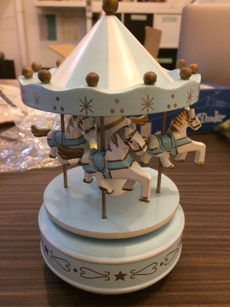 Wind Up Carousel Music Box Design Craft Others On Carousell
