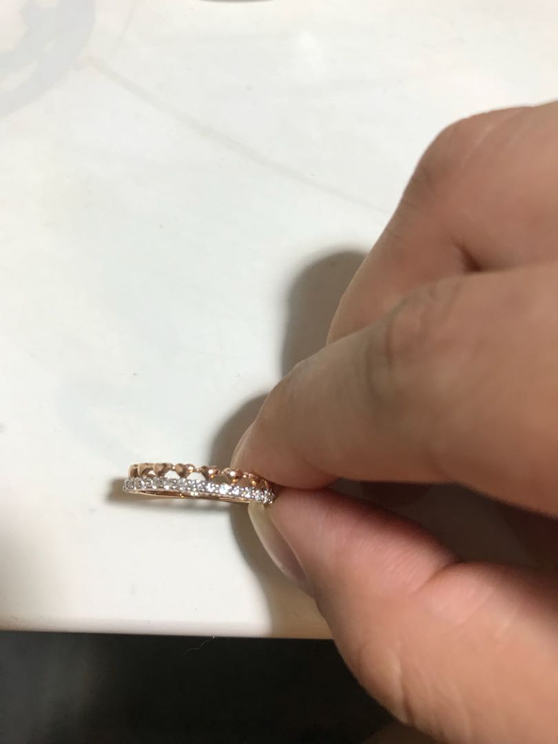 Goldheart eternity ring outlet