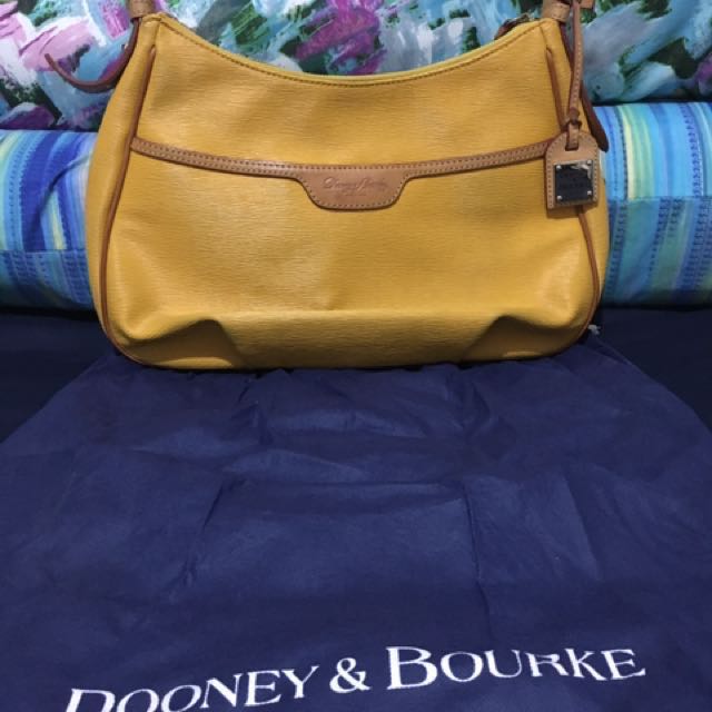 yellow dooney and bourke handbag