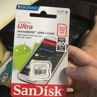 SanDisk 32GB memory Card