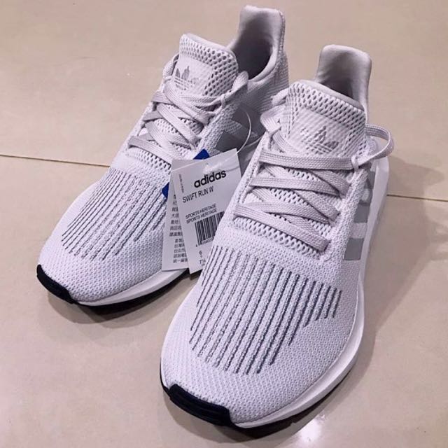 adidas swift run silver