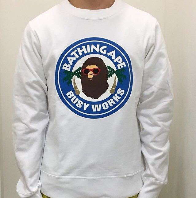 bape busy works hoodie