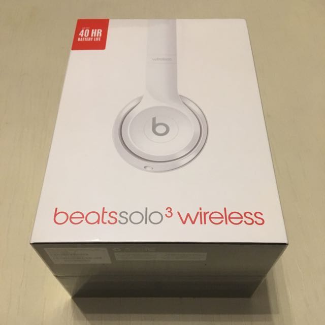 beats solo 3 white wireless