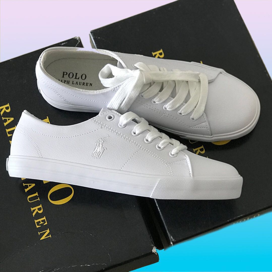 All white on sale polo shoes