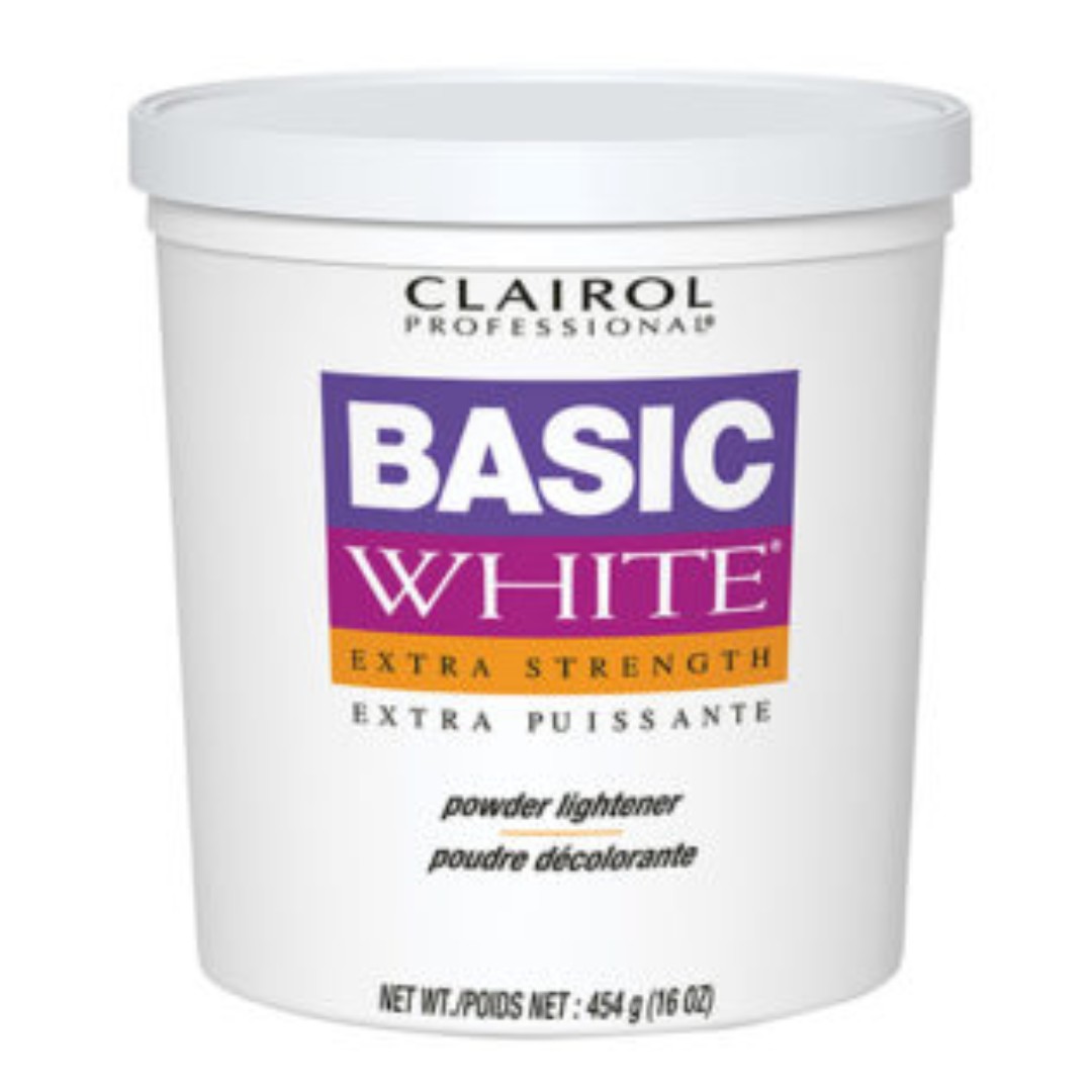 Clairol Bw Basic White Hair Lightener Hair Bleach 1 Tub 16oz
