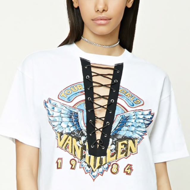 forever 21 band tees