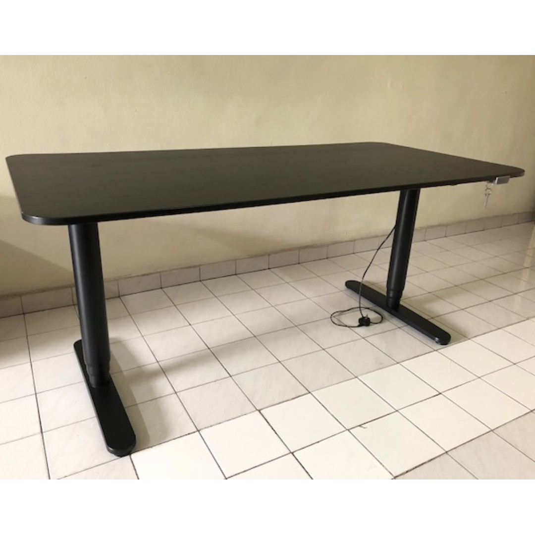 Ikea Bekant Sit Stand Desk Home Furniture Furniture On Carousell