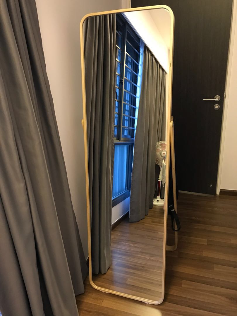 IKEA Long Standing Mirror, Furniture & Home Living, Home Decor, Mirrors