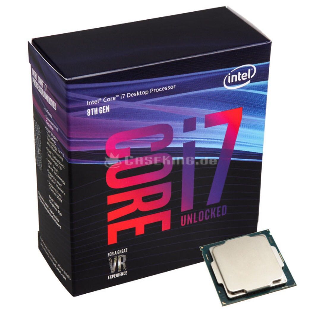 Intel Core I7 8700k Coffee Lake 6 Cores 12 Threads 3 7 Ghz Turbo Speed Up To