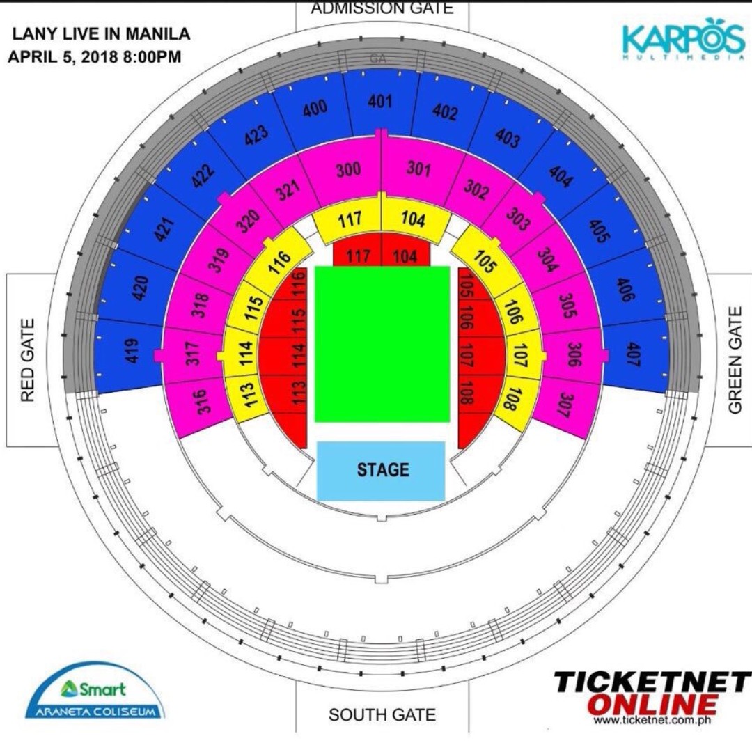 LANY LIVE IN MANILA- CONCERT TICKET DAY 1 UPPERBOX, Tickets & Vouchers ...