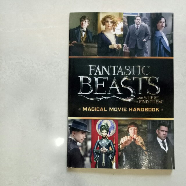 Magical Movie Handbook Fantastic Beasts And Where To Find Them Books Stationery Fiction On Carousell