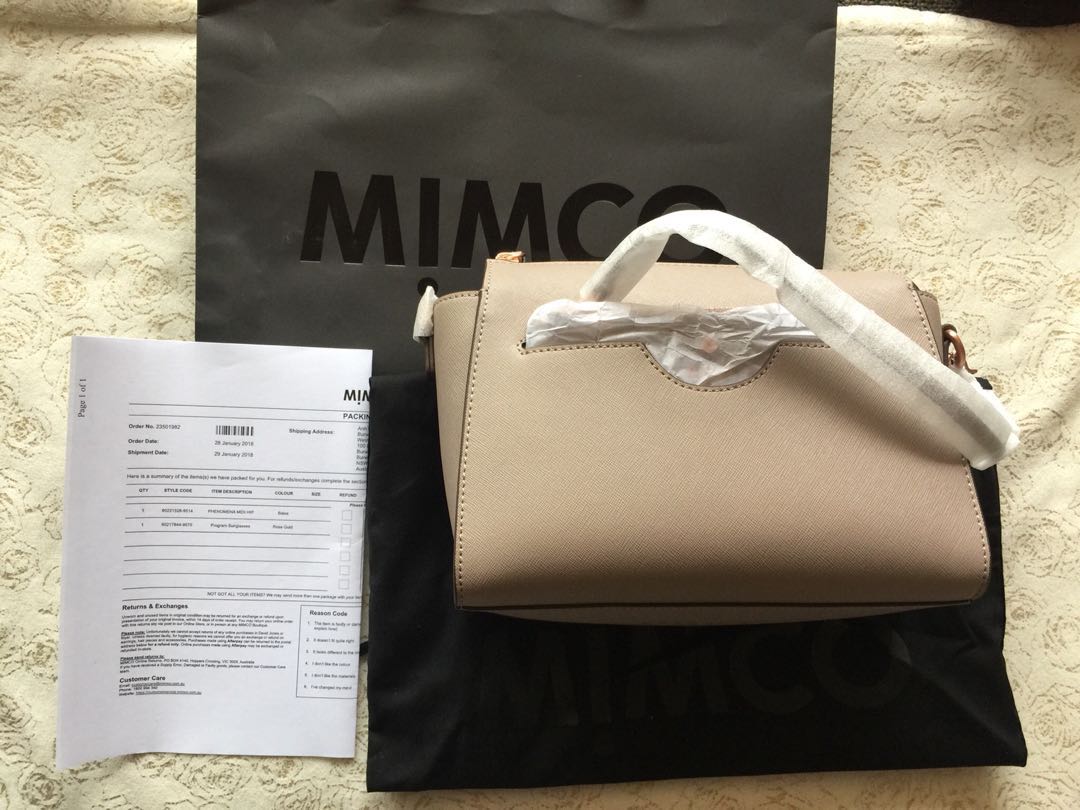 Mimco phenomena midi hip bag Women s Fashion Bags Wallets on
