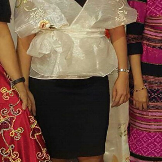 Wrap around filipiniana best sale