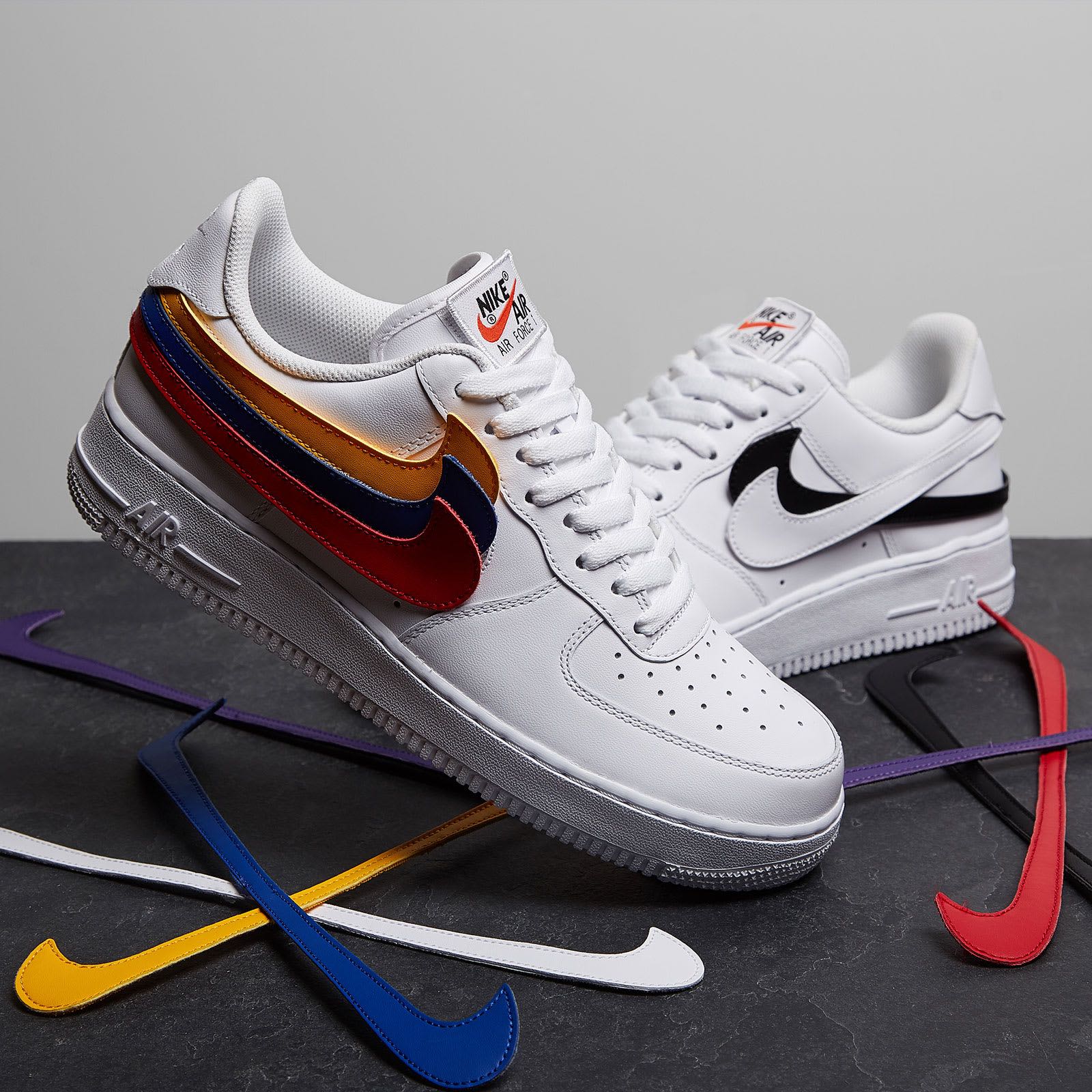 nike air force 1 swoosh pack size 7