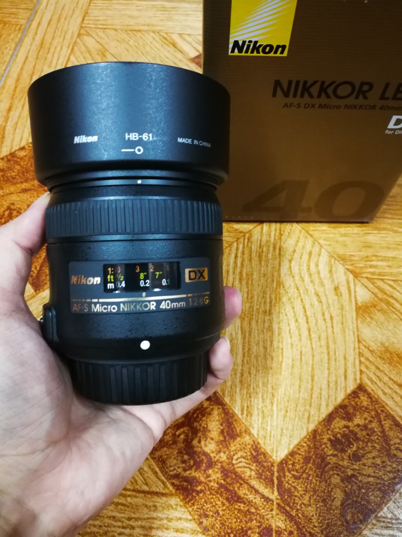 Further Price Reduced Nikkor Micro 40mm F 2 8g Dx Lens Photography Lenses On Carousell