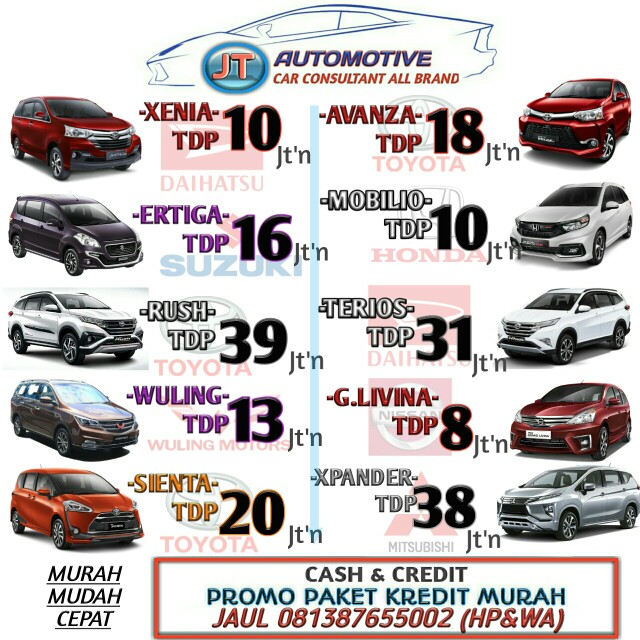 PROMO MURAH MOBIL BARU DAIHATSU,TOYOTA,HONDA,SUZUKI ...