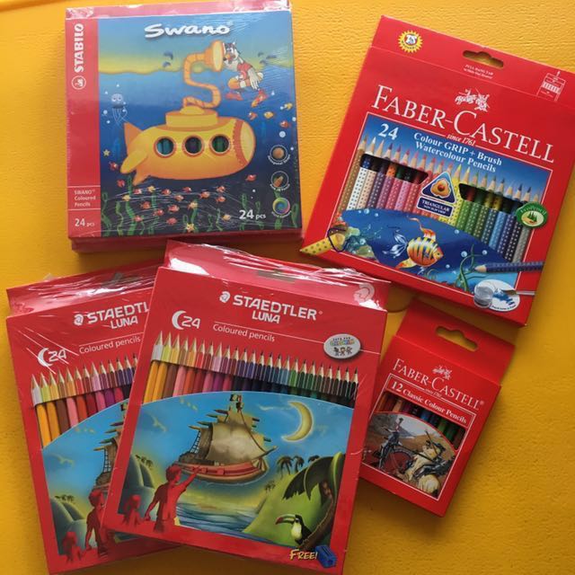 Stabilo Staedtler Luna Faber Castell Color Pencils Books
