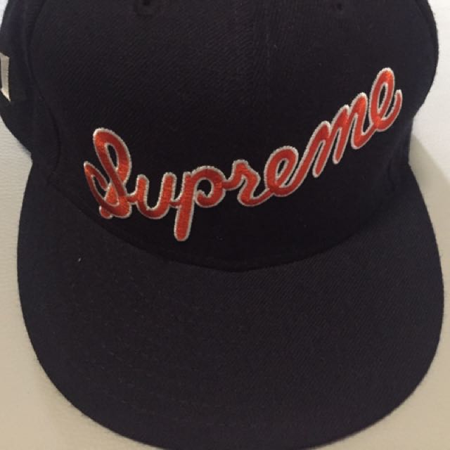 supreme new era hat