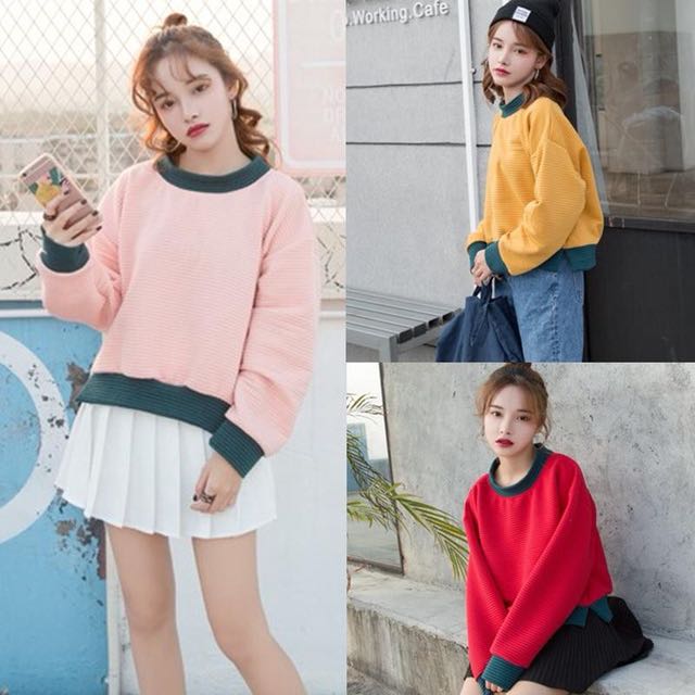 Baju sweater korea best sale