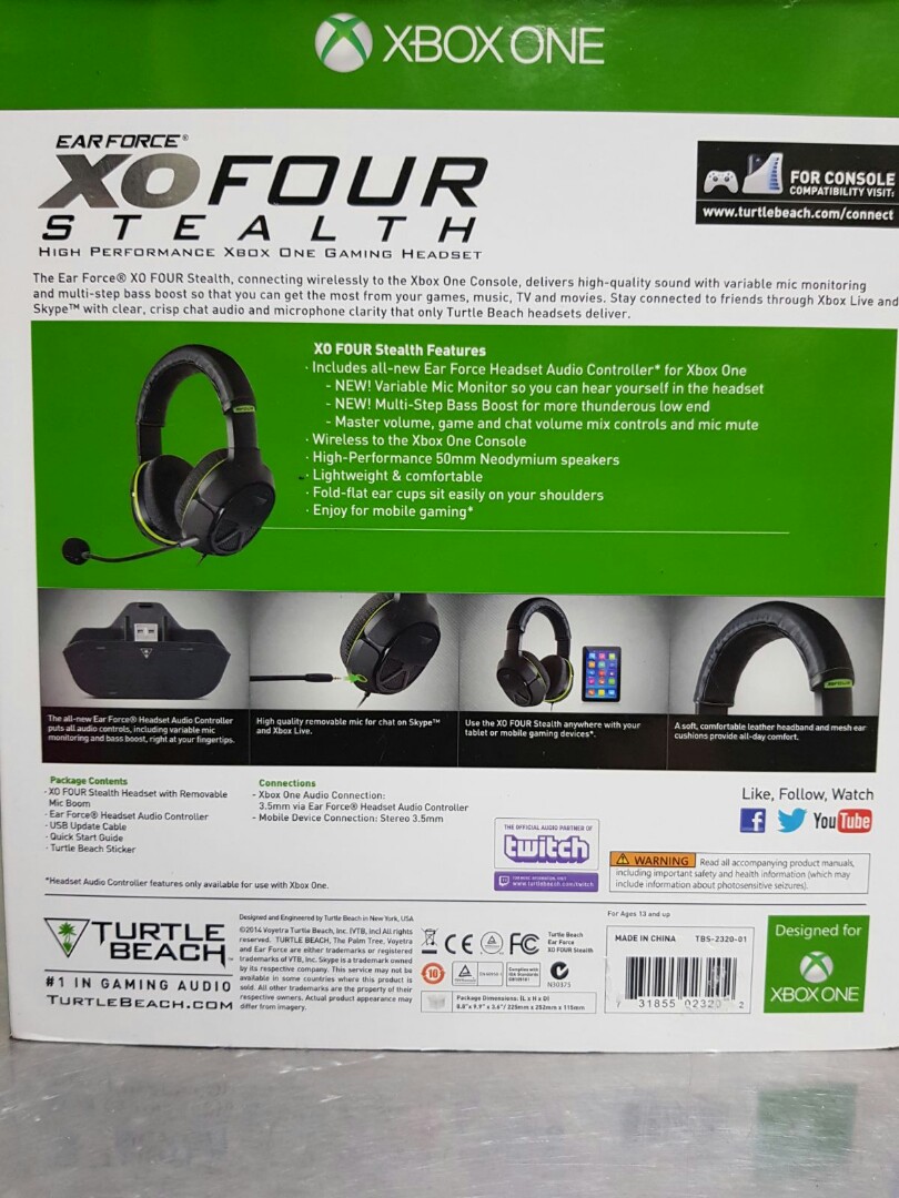 turtle beach xo four ps4