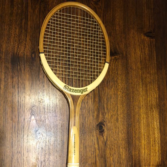 Wooden Antique Tennis Racket Racquet, Wooden Tennis Rackets Value