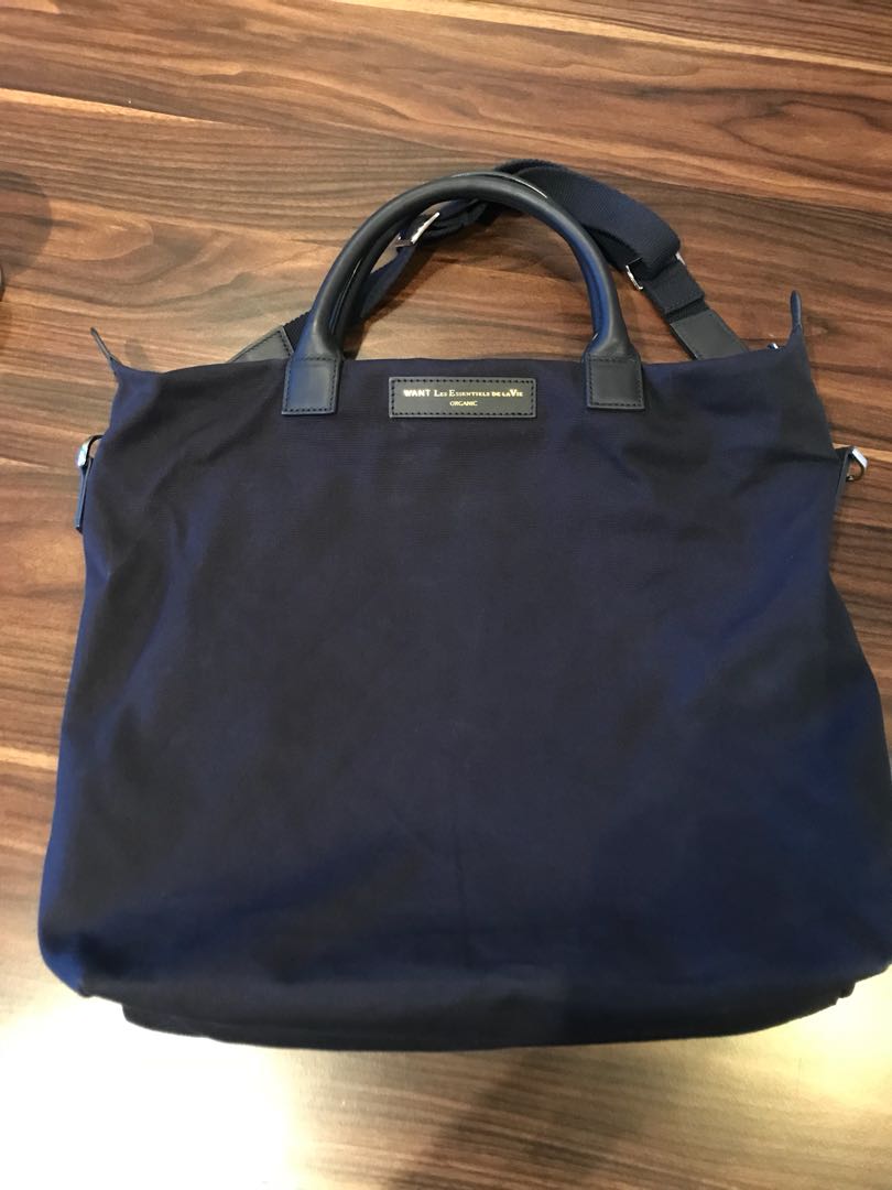 Want Les Essentiels O Hare Tote Bag Navy Blue