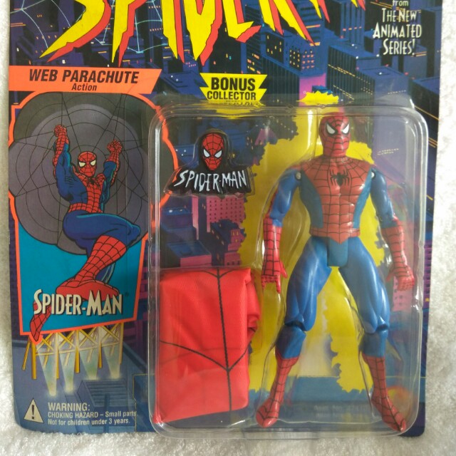 Web Parachute Spider-man Spider-man Animated Series, Hobbies & Toys 