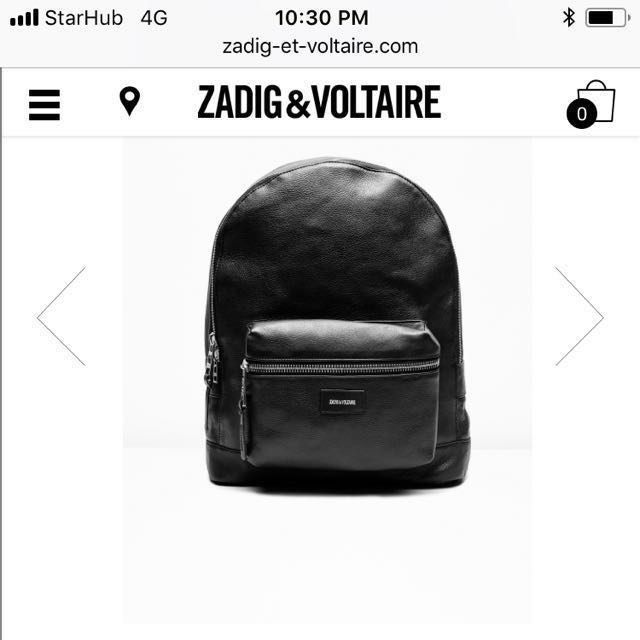 Zadig voltaire backpack store