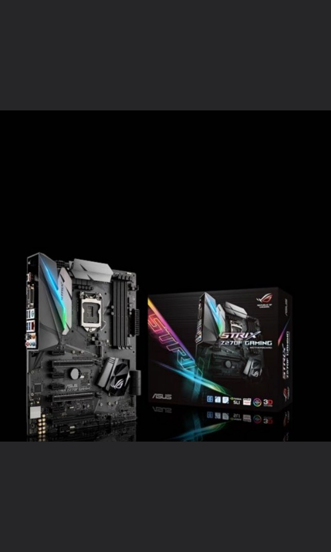 ASUS ROG STRIX Z270F GAMING MOTHERBOARD, Computers & Tech, Parts ...
