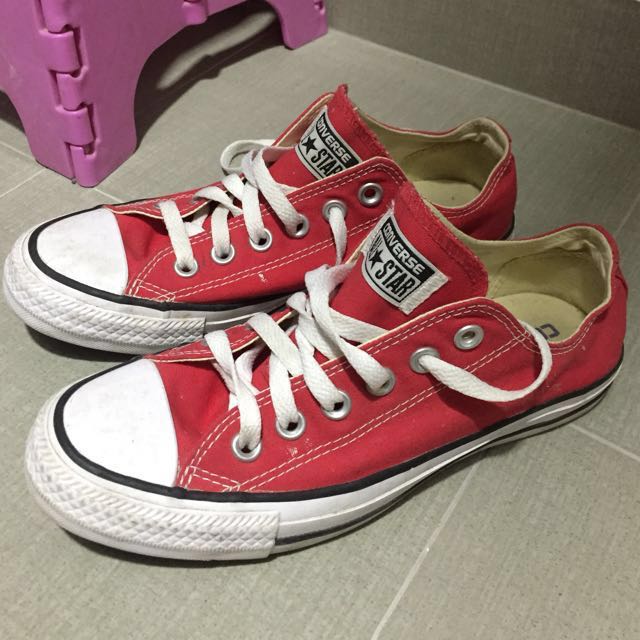 converse red sneakers on sale