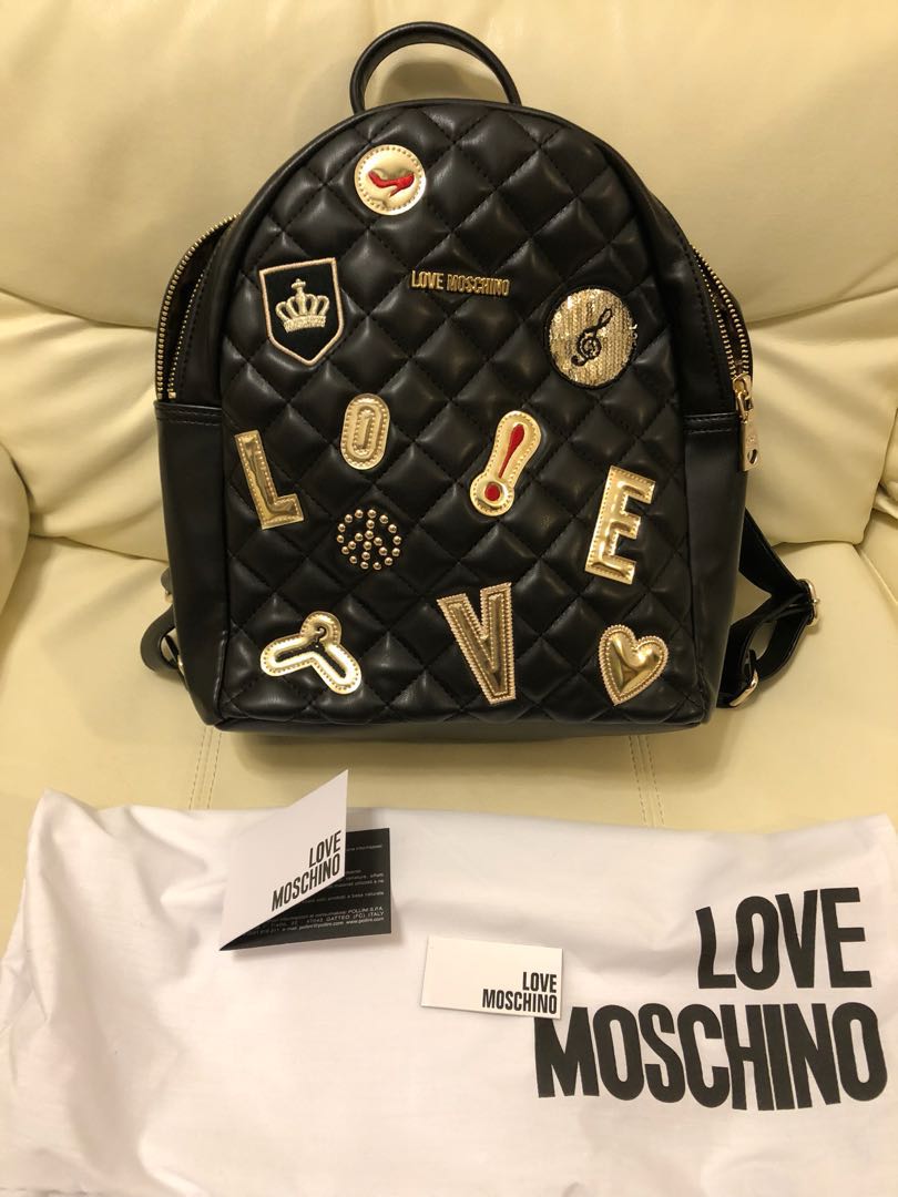Authentic Love moschino backpack