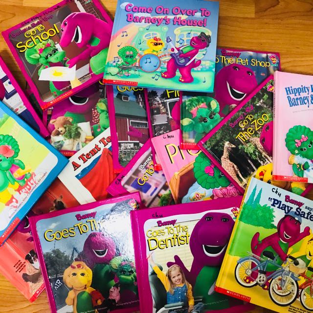 Barney Books, Books & Stationery, Children's Books on Carousell